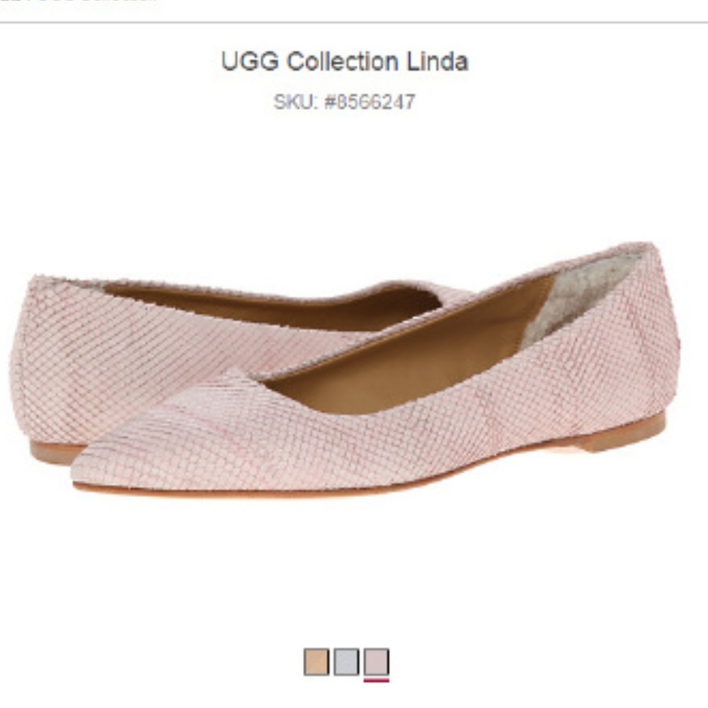 BrandNew UGG Collection Pink Snake flat Made Italy